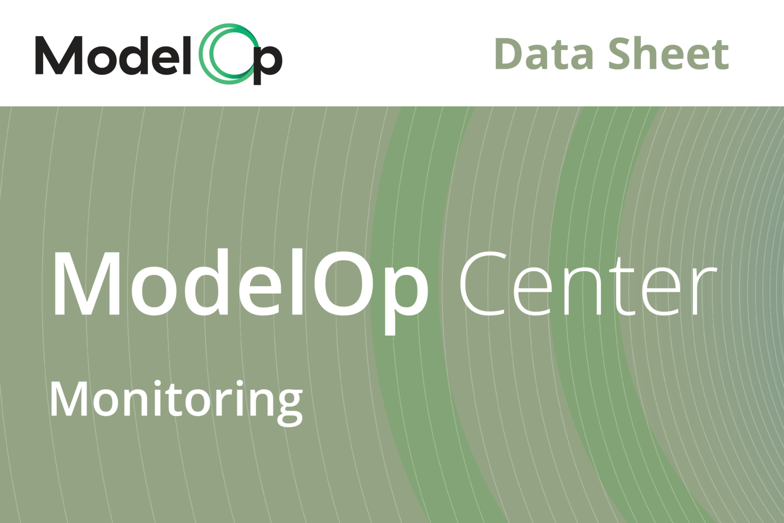 ModelOp Center – Monitoring Capabilities Data Sheet